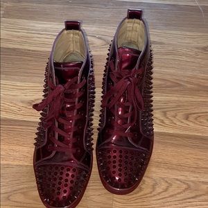 Christian Louboutin Maroon boots
